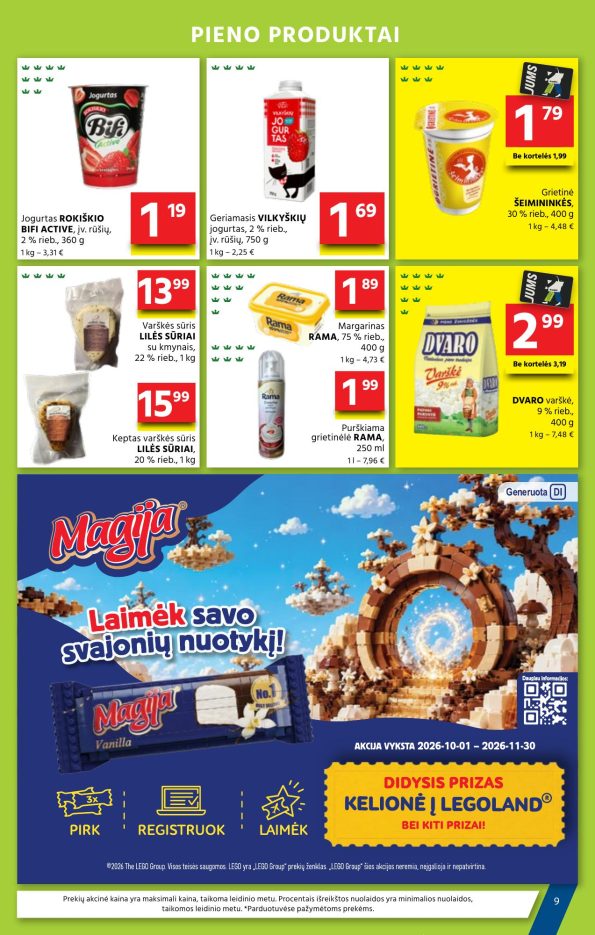 AIBĖS akcijos 2026.10.01-10.13, 9 psl.